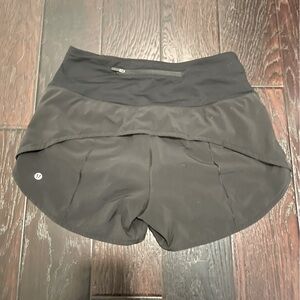 Lululemon speed up 4” shorts black